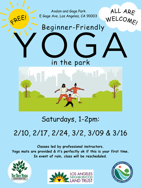 Yoga in the Park City Calendar